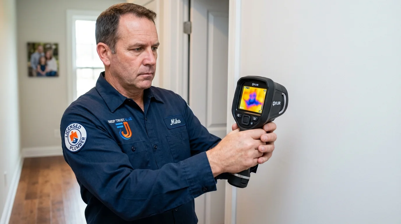 Thermal imaging leak detection by Johns Plumbing LLC in Roaring Spring